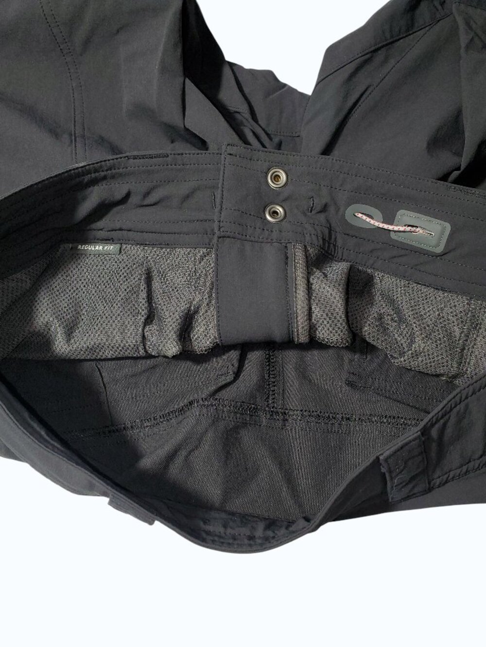 REI Co-op Screeline Hybrid Pants Women's 12P Petite Black Nylon Roll-Up Hiking - Picture 9 of 12